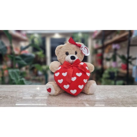 Pupazzo Orsacchiotto Cuore Love San Valentino