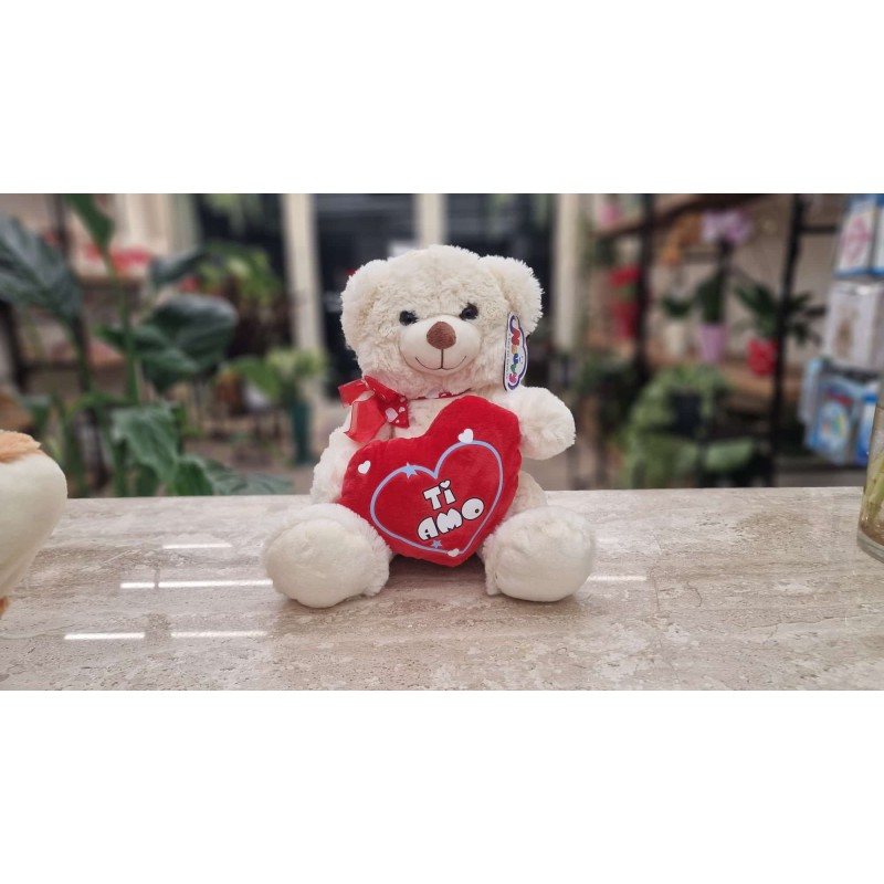 Pupazzo Orsacchiotto Cuore Love San Valentino