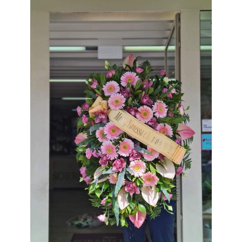 Cuscino di Fiori Misti, composizione Lutto