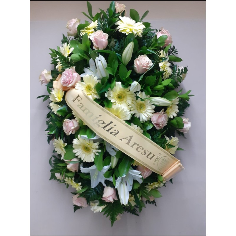 Cuscino CU 01 Florale Lutto Base Misto