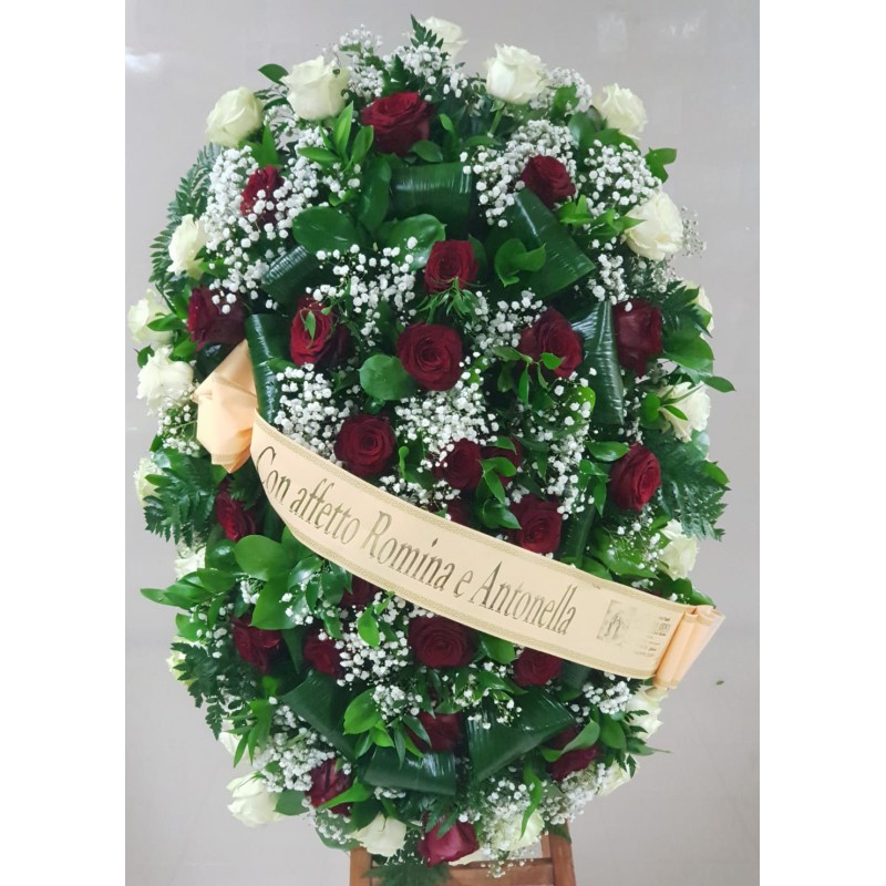 Cuscino CU 01 Florale Lutto Base Misto