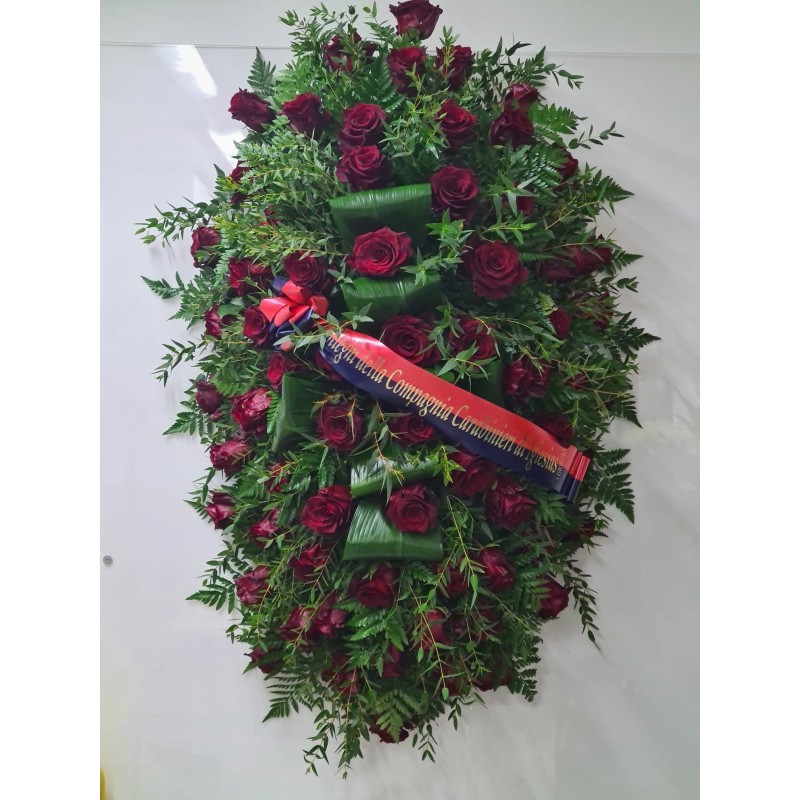 Cuscino CU 01 Florale Lutto Base Misto